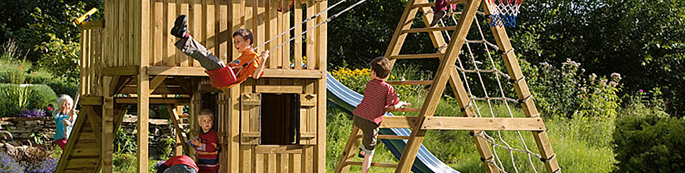Holz Kinderspielgeräte für den Garten